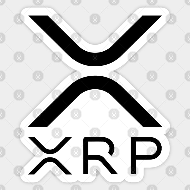 Ripple XRP - SMALL Symbol Sticker by Ranter2887